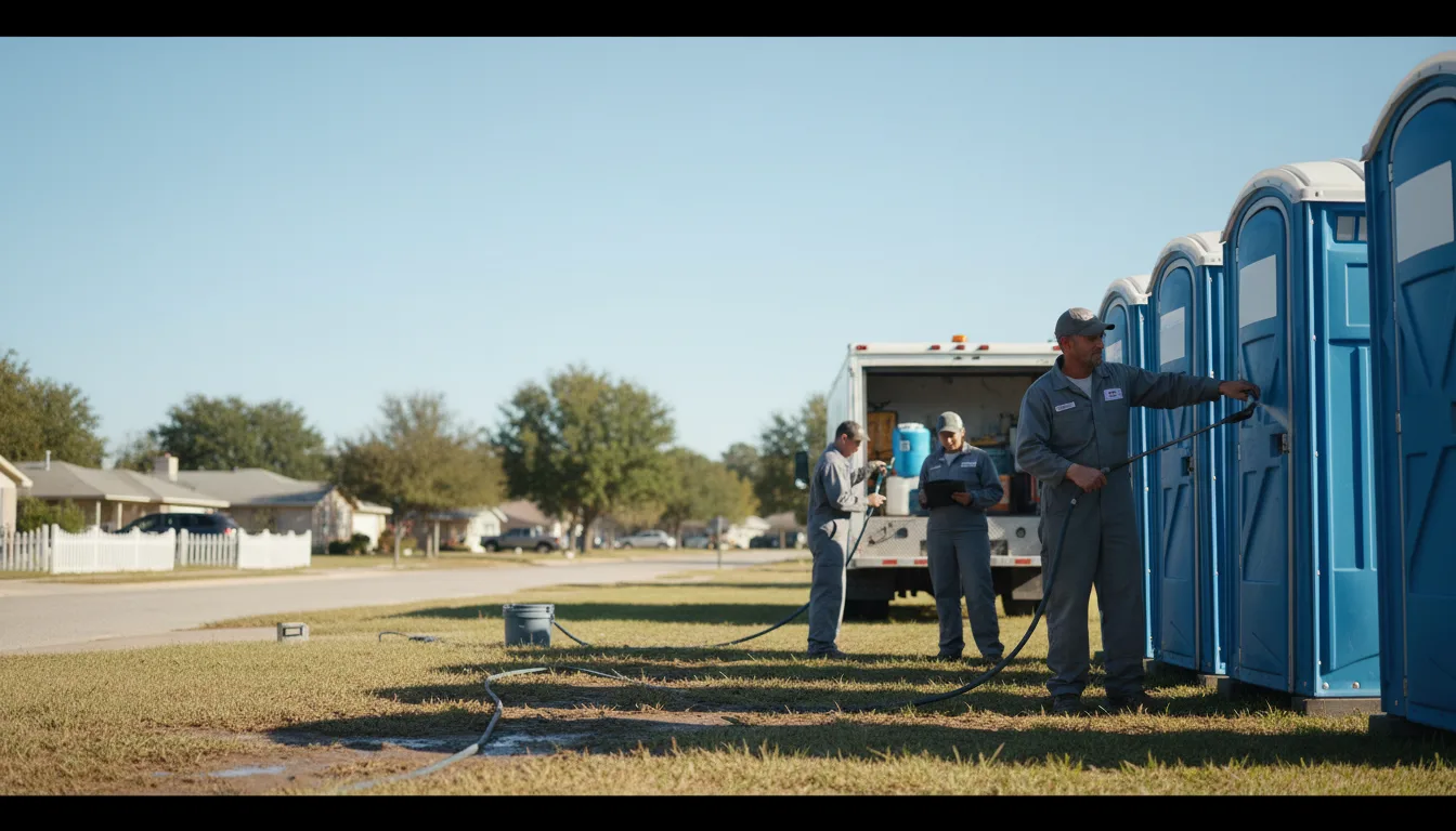 Long-Term Portable Toilet Rental in La Ward, TX near me